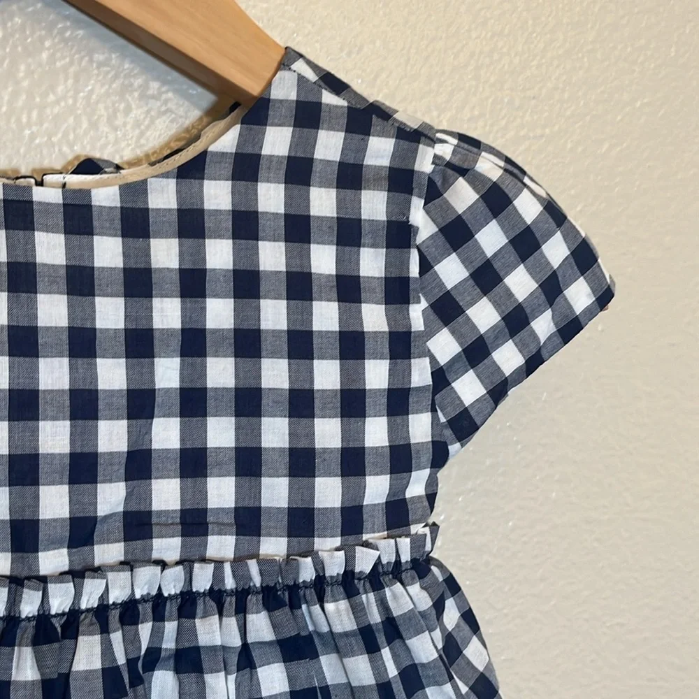NWT Gymboree Navy Plaid Baby Dress